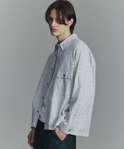 エンブロイダリーレースシアーシャツ（シャツ/ブラウス）｜PUBLIC