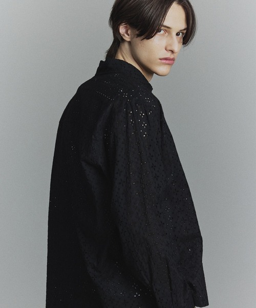 エンブロイダリーレースシアーシャツ（シャツ/ブラウス）｜PUBLIC