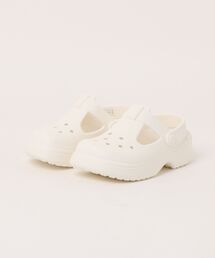 crocs（クロックス）の「crocs クロックス 18-21 CLASSIC MARY JANE CLOG K キッズクラシックメリージェーンクロッグ 210615-0WV CHALK（サンダル・キッズ）」