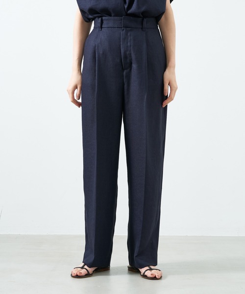 MICA&DEAL（マイカ＆ディール）の「ハイウエストコクーンパンツ〈セットアップ対応〉〈2サイズ展開〉（その他パンツ・レディース・ピンク/グリーン/ダークネイビー/ベージュ・36/38）」の18枚目の写真