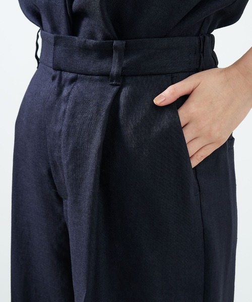 MICA&DEAL（マイカ＆ディール）の「ハイウエストコクーンパンツ〈セットアップ対応〉〈2サイズ展開〉（その他パンツ・レディース・ピンク/グリーン/ダークネイビー/ベージュ・36/38）」の21枚目の写真