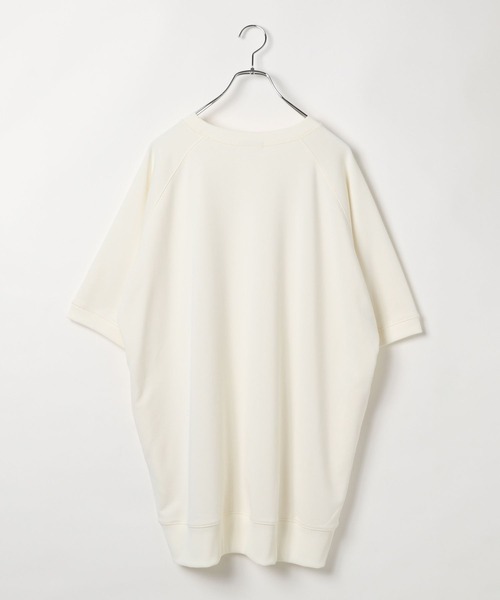 BAYFLOW（ベイフロー）の「[サイドポケット付き]BIG五分袖チュニック（Tシャツ/カットソー・レディース・オレンジ/アイボリー/グレー・FREE）」の11枚目の写真