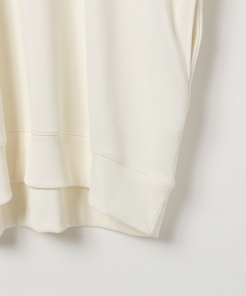 BAYFLOW（ベイフロー）の「[サイドポケット付き]BIG五分袖チュニック（Tシャツ/カットソー・レディース・オレンジ/アイボリー/グレー・FREE）」の15枚目の写真