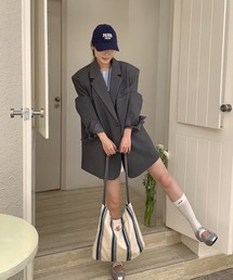 Chiina（チーナ）の「Chiina / ボクシーテーラードジャケット（テーラードジャケット）」