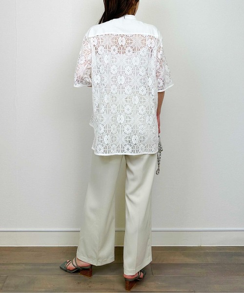 DIARIUM（ディアリウム）の「ドライツイルイージーパンツ（その他パンツ・レディース・ピンク/ベージュ・M）」の11枚目の写真