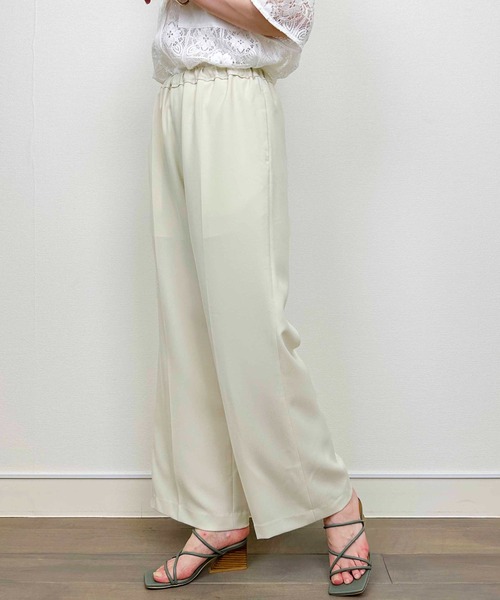 DIARIUM（ディアリウム）の「ドライツイルイージーパンツ（その他パンツ・レディース・ピンク/ベージュ・M）」の8枚目の写真