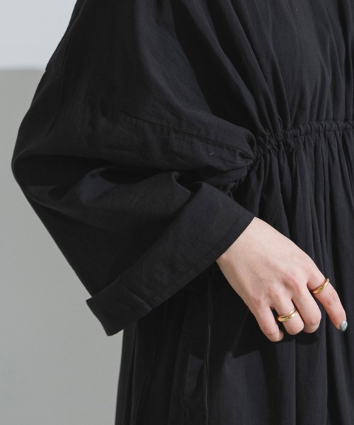 bohmal(ボマール)の「前後2wayドロストシャーリングロングワンピース(ワンピース・レディース・レッド/ブルー/ロイヤルブルー/ブラック・FREE)」の22枚目の写真