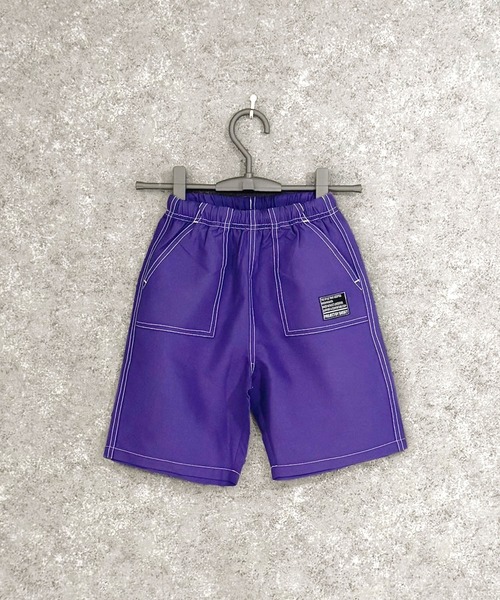 SHISKY(シスキー)の「SHISKY / シスキー 綿タッチ 接触冷感 デイリーショートパンツ キッズ(その他パンツ・キッズ・カーキ/ブラック/ライトグレー/オレンジ/ミント/パープル/ネイビー/チャコール・110/120/130/140/150/160)」の7枚目の写真