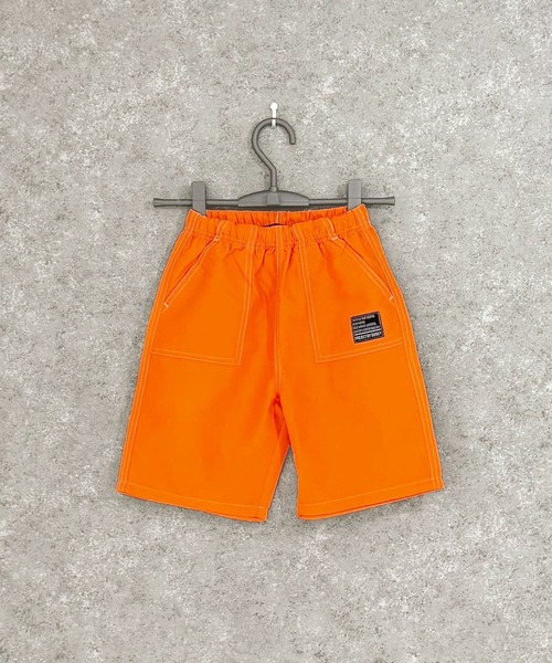 SHISKY(シスキー)の「SHISKY / シスキー 綿タッチ 接触冷感 デイリーショートパンツ キッズ(その他パンツ・キッズ・カーキ/ブラック/ライトグレー/オレンジ/ミント/パープル/ネイビー/チャコール・110/120/130/140/150/160)」の8枚目の写真