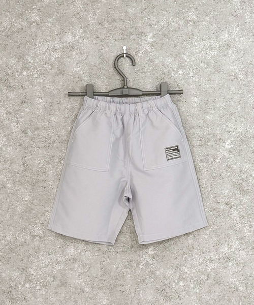 SHISKY(シスキー)の「SHISKY / シスキー 綿タッチ 接触冷感 デイリーショートパンツ キッズ(その他パンツ・キッズ・カーキ/ブラック/ライトグレー/オレンジ/ミント/パープル/ネイビー/チャコール・110/120/130/140/150/160)」の2枚目の写真