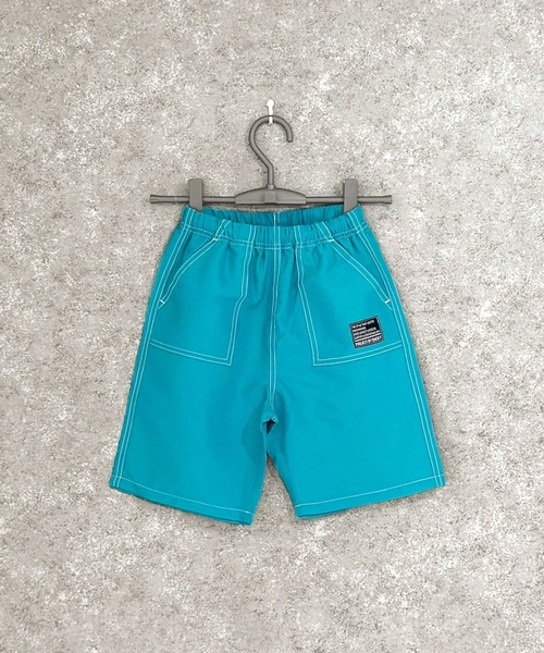 SHISKY(シスキー)の「SHISKY / シスキー 綿タッチ 接触冷感 デイリーショートパンツ キッズ(その他パンツ・キッズ・カーキ/ブラック/ライトグレー/オレンジ/ミント/パープル/ネイビー/チャコール・110/120/130/140/150/160)」の5枚目の写真