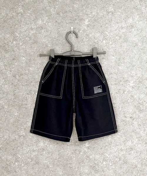 SHISKY(シスキー)の「SHISKY / シスキー 綿タッチ 接触冷感 デイリーショートパンツ キッズ(その他パンツ・キッズ・カーキ/ブラック/ライトグレー/オレンジ/ミント/パープル/ネイビー/チャコール・110/120/130/140/150/160)」の1枚目の写真