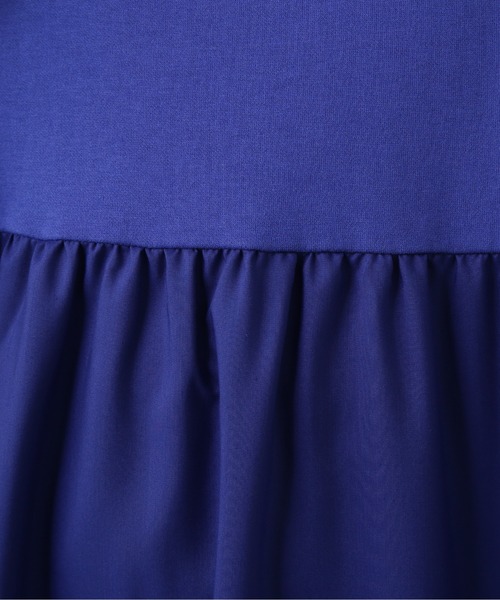 N.(N. Natural Beauty Basic)(エヌエヌナチュラルビューティーベーシック)の「【PS/低身長サイズ】ドッキングティアードワンピース(ワンピース・レディース・オフホワイト/ブラック/ブルー・MEDIUM/PS)」の18枚目の写真