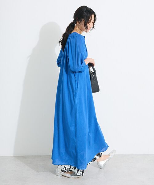 CRAFT STANDARD BOUTIQUE（クラフトスタンダードブティック）の「2WAY綿ボイルギャザーネックワンピース（ワンピース・レディース・レッド/ブルー/その他14・FREE）」の22枚目の写真