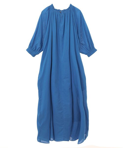 CRAFT STANDARD BOUTIQUE（クラフトスタンダードブティック）の「2WAY綿ボイルギャザーネックワンピース（ワンピース・レディース・レッド/ブルー/その他14・FREE）」の6枚目の写真