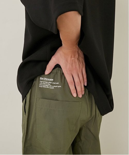 GLAZOS（グラソス）の「【大人向けサイズあり】【セットアップ対応】タイプライター・イージーハーフパンツ（その他パンツ・キッズ・ネイビー/カラフル/チャコール/カーキ/ベージュ/ブラウン・170cm/160cm/180cm/150cm）」の7枚目の写真