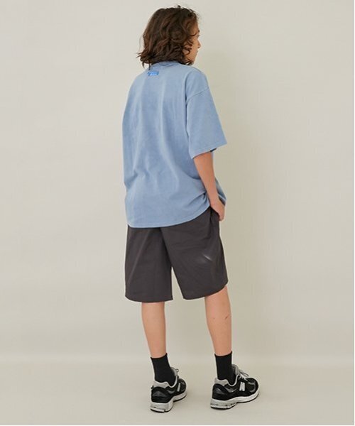 GLAZOS（グラソス）の「【大人向けサイズあり】【セットアップ対応】タイプライター・イージーハーフパンツ（その他パンツ・キッズ・ネイビー/カラフル/チャコール/カーキ/ベージュ/ブラウン・170cm/160cm/180cm/150cm）」の13枚目の写真