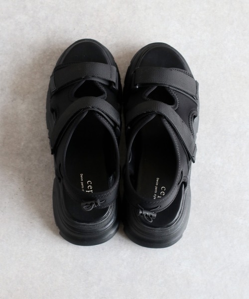 cepo(セポ)の「ボリュームソールスポーツサンダル(サンダル・レディース・ブラック/ホワイト/ベージュ・M/L)」の22枚目の写真