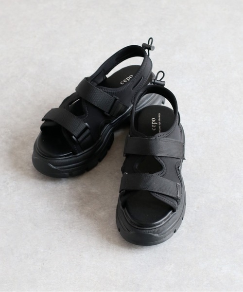 cepo(セポ)の「ボリュームソールスポーツサンダル(サンダル・レディース・ブラック/ホワイト/ベージュ・M/L)」の20枚目の写真
