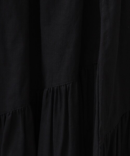 OPAQUE.CLIP(オペークドットクリップ)の「ギャザーフレアスカート/オーガニックコットン混【洗濯機洗い可】(スカート・レディース・グリーン系その他2/ホワイト系8/ブラック/レッド系・38/40/42)」の22枚目の写真