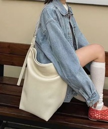 【本革】 2WAY ワンハンドル バケツ型 ショルダーバッグ