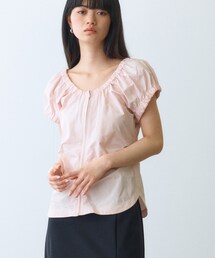 sporty gathered blouse