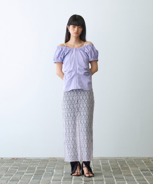 CODE A (コードエー) sporty gathered blouse sporty gathered blouse（シャツ・ブラウス） | CODE A（コード