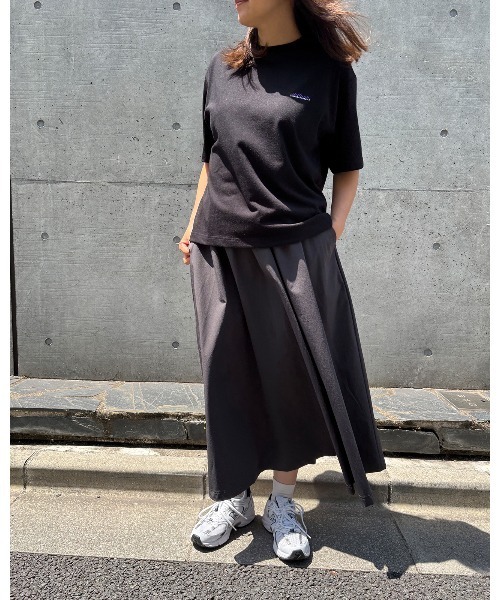 セットアップ 2点 Tシャツ 半袖 ボタニカル柄 マキシ丈 スカート imgrc0081568735.jpg