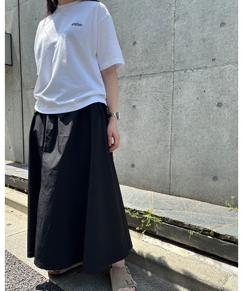 セットアップ 2点 Tシャツ 半袖 ボタニカル柄 マキシ丈 スカート フラワー柄シャツとスカート2点セットアップ | Northmall