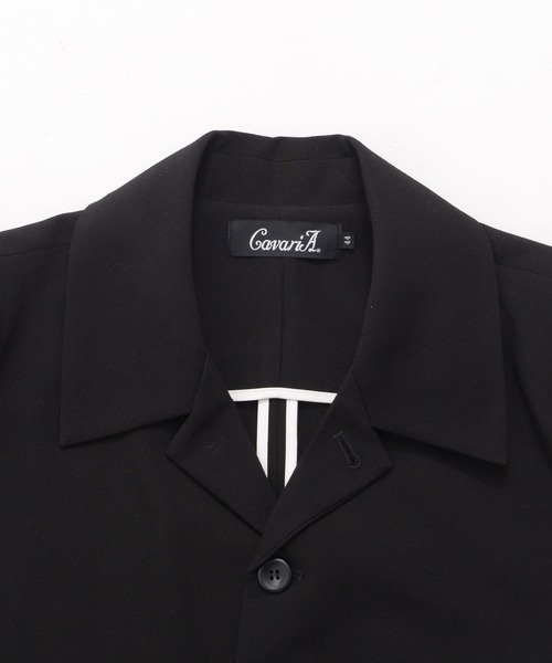 CavariA(キャバリア)の「『CavariA/キャバリア』半袖シャツJKT(シャツ/ブラウス・メンズ・ベージュ/ブラック・L/M)」の10枚目の写真