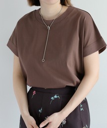 cepo | 〈さらっと涼しい、シルキータッチ♪〉シルケットフレンチスリーブTee(Tシャツ/カットソー)
