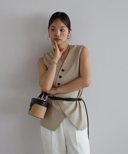 ASYMMETRY DETAIL COAT ベージュ ショートサイズ2 ssstein | シュタイン LAYERED SHORT TRENCH COAT(BEIGE