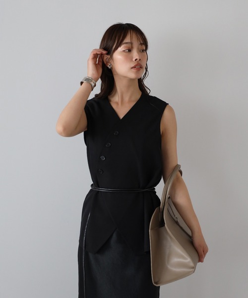 専用ANDREA&CO. YOSEATSUME BUTTON GILET ベスト ANDREA&Co. YOSEATSUME BUTTON GILET