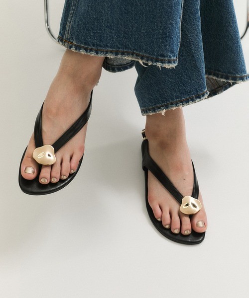 新品未使用品★ADAM ET ROPÉ FEMME メタルモチーフサンダル ADAM ET ROPE'｜メタルモチーフサンダル | Rakuten Fashion(楽天