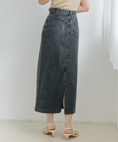 【極まる美しさ】CHANEL ウォッシュドデニム スカート セール】ウォッシュドカラーデニムスカート（デニムスカート