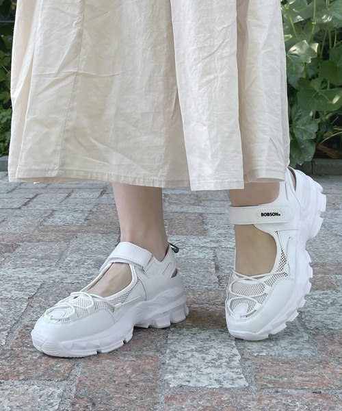 LUGG NAGG（ラグナグ）の「【軽量】スポーツサンダルスニーカー【簡単着脱】（サンダル・レディース・ブラック/グレー/ホワイト・M/L/LL/S）」の2枚目の写真