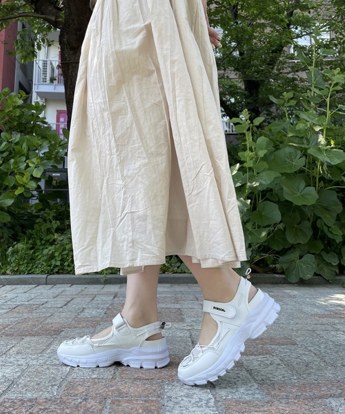 LUGG NAGG（ラグナグ）の「【軽量】スポーツサンダルスニーカー【簡単着脱】（サンダル・レディース・ブラック/グレー/ホワイト・M/L/LL/S）」の21枚目の写真