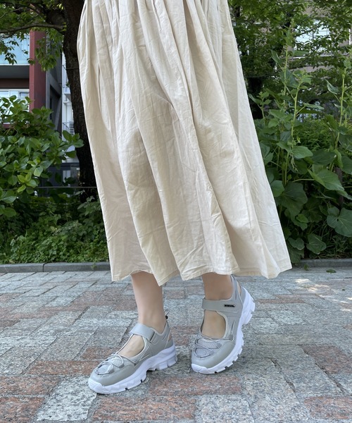 LUGG NAGG（ラグナグ）の「【軽量】スポーツサンダルスニーカー【簡単着脱】（サンダル・レディース・ブラック/グレー/ホワイト・M/L/LL/S）」の6枚目の写真