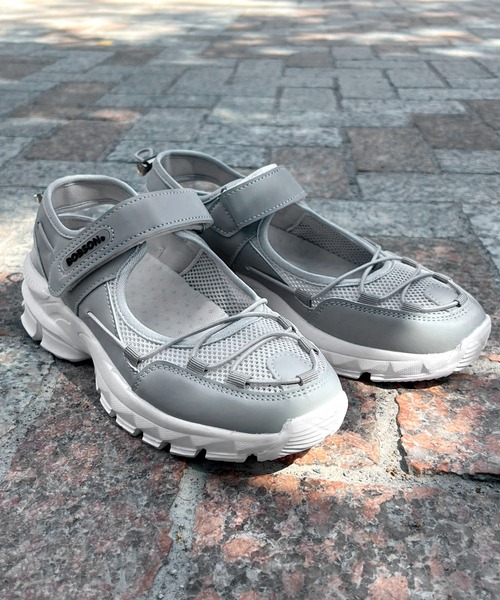 LUGG NAGG（ラグナグ）の「【軽量】スポーツサンダルスニーカー【簡単着脱】（サンダル・レディース・ブラック/グレー/ホワイト・M/L/LL/S）」の10枚目の写真