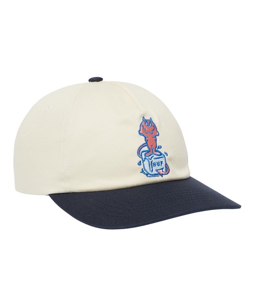 HUF(ハフ)の「MELT 5 PANEL SNAPBACK(キャップ・メンズ・グリーン/ナチュラル・O/S)」の1枚目の写真