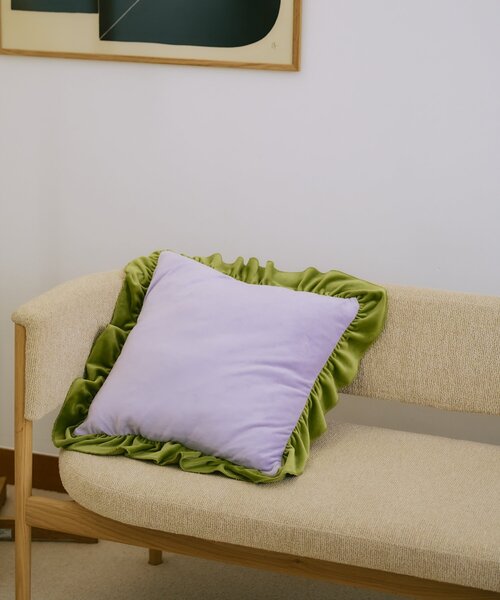 BIRTHDAY BAR(バースデイバー)の「【SAHIR サヒール】Velour cushion cover ベロアクッションカバー(クッション/クッションカバー・レディース・ベージュ/ピンク・0)」の10枚目の写真