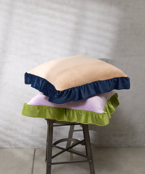 BIRTHDAY BAR(バースデイバー)の「【SAHIR サヒール】Velour cushion cover ベロアクッションカバー(クッション/クッションカバー・レディース・ベージュ/ピンク・0)」の12枚目の写真