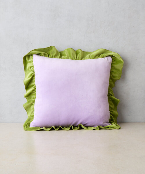 BIRTHDAY BAR(バースデイバー)の「【SAHIR サヒール】Velour cushion cover ベロアクッションカバー(クッション/クッションカバー・レディース・ベージュ/ピンク・0)」の15枚目の写真