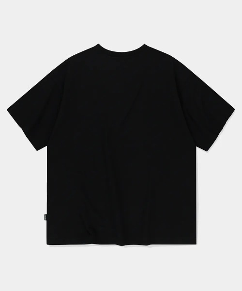 ☆韓国の人気☆ROMANTIC CROWN☆袖ロゴポイントTシャツ☆兼用☆ ROMANTIC CROWN tシャツ 「UNISEX」ROMANTIC CROWN／バック