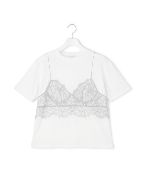 PROTAGONISTA（プロタゴニスタ）の「【PROTAGONISTA(プロタゴニスタ)】別注 LANGELIE TEE（Tシャツ/カットソー・レディース・ホワイト/ライトグレー・FREE）」の14枚目の写真