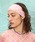 MAISON SPECIAL�i���]���X�y�V�����j�́uPanel Plaid Hair Band/�}���`�w�A�o���h�yMAISON SPECIAL/���]���X�y�V�����z�i�w�A�o���h�j�v�b�s���N
