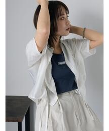 ehka sopo | ドロストシャツ(シャツ/ブラウス)