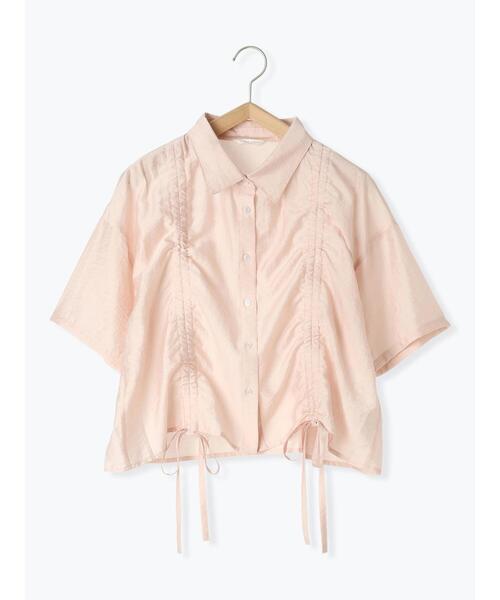 ehka sopo（エヘカソポ）の「ドロストシャツ（シャツ/ブラウス・レディース・キナリ/ピンク/サックスブルー/グレー・F）」の10枚目の写真