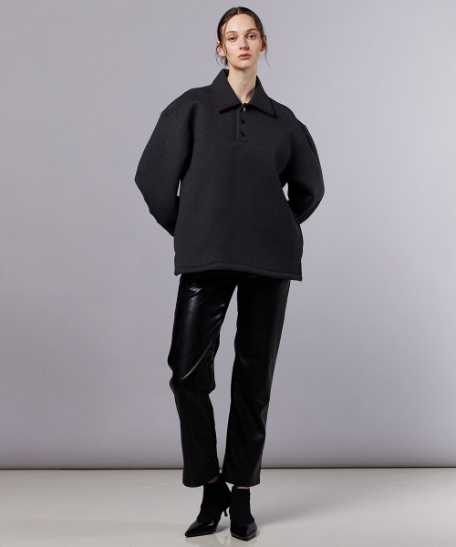 Sov.(ソブ)の「フェイクスキン スキニーパンツ(その他パンツ・レディース・ダークブラウン/ブラック・36/38)」の9枚目の写真