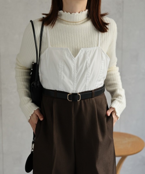 model：162㎝. 着用サイズ：F